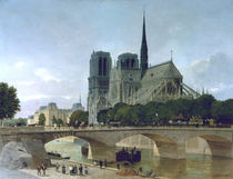 Notre Dame, Paris, 1884 by Felix Benoist