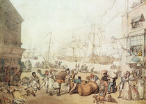 Portsmouth Point, 1811 von Thomas Rowlandson