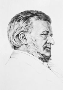 Portrait of Wagner, 19th century by Anonymous