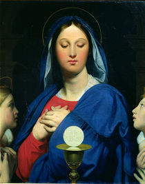 The Virgin of the Host, 1866 von Jean Auguste Dominique Ingres