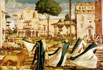St. Jerome and Lion in the Monastery von Vittore Carpaccio