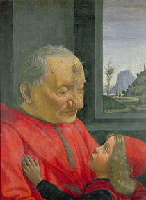 An Old Man and a Boy, 1480s von Domenico Ghirlandaio