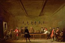 A Game of Billiards, c.1720-26 by Jean-Baptiste Simeon Chardin