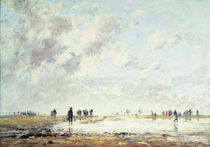 Low Tide at Etaples, 1886 by Eugene Louis Boudin