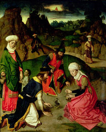 Gathering of the Manna, from the Altarpiece of the Last Supper by Dirck Bouts