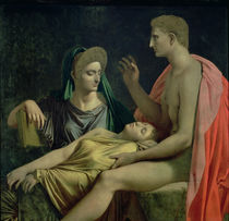 Virgil 70-19 BC) Reading the 'Aeneid' to Livia von Jean Auguste Dominique Ingres