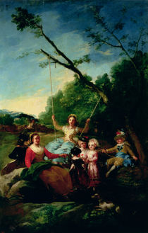 The Swing by Francisco Jose de Goya y Lucientes