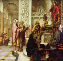 Christ Preaching in the Temple von Juan de Valdes Leal