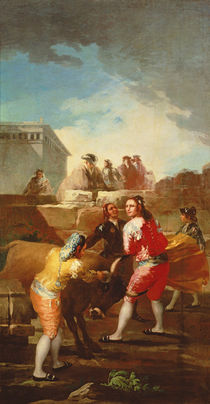 The Amateur Bullfight, 1778-80 von Francisco Jose de Goya y Lucientes