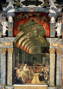 Holy Communion of Charles II and his Court von Claudio Coello