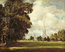 Salisbury Cathedral from Lower Marsh Close von John Constable