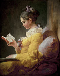 Young Girl Reading, c.1770 by Jean-Honore Fragonard