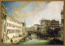 Rio dei Mendicanti, 1724 by Canaletto