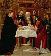 The Circumcision and The Presentation in the Temple by Juan de Borgona