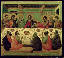 The Last Supper, from the Passion Altarpiece von Duccio di Buoninsegna