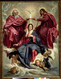 Coronation of the Virgin, c.1641-42 von Diego Rodriguez de Silva y Velazquez