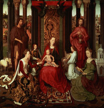 Mystic Marriage of St. Catherine and Other Saints by Hans Memling