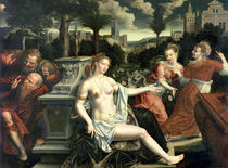 Susanna and the Elders, 1567 von Jan Massys or Metsys