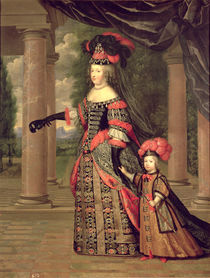 Maria Theresa wife of Louis XIV von Pierre Mignard