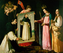 The Apparition of the Virgin to the Monk of Soriano von Francisco de Zurbaran