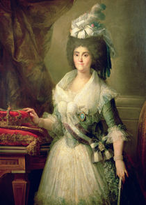 Portrait of Queen Maria Luisa von Mariano Salvador de Maella