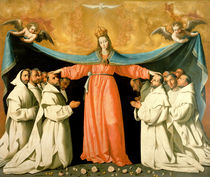 Virgin of the Misericordia Sheltering the Carthusians von Francisco de Zurbaran