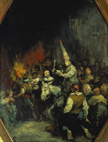 Damned by the Inquisition by Eugenio Lucas Velazquez
