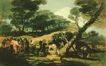 Clandestine Manufacture of Gunpowder von Francisco Jose de Goya y Lucientes