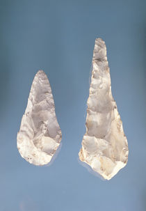 Two-sided blades, Lower Acheulean Period von Paleolithic