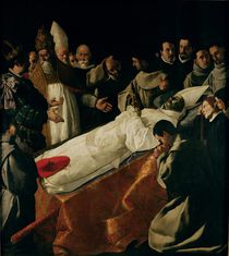 The Exhibition of the Body of St. Bonaventure after 1627 by Francisco de Zurbaran