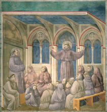 The Apparition at the Chapter House at Arles von Giotto di Bondone