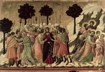 Maesta: Betrayal of Christ by Duccio di Buoninsegna