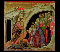 Maesta: Descent into Limbo von Duccio di Buoninsegna