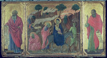 Maesta: Flight into Egypt, 1308-11 by Duccio di Buoninsegna
