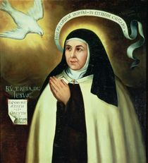 St. Teresa of Avila 1570 von Juan de la Miseria
