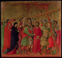 Maesta: The Road to Calvary von Duccio di Buoninsegna