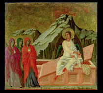 Maesta: The Three Maries at Christ's Tomb by Duccio di Buoninsegna