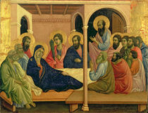 Maesta: The Virgin Taking Leave of the Disciples von Duccio di Buoninsegna