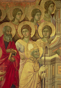 Maesta: Saints, , 1308-11 by Duccio di Buoninsegna
