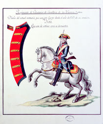 Uniform of the Volunteers of the Havana Cavalry Regiment by Spanish School