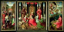 Triptych of St. John the Baptist and St. John the Evangelist von Hans Memling