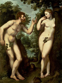 Adam and Eve, c.1599 von Peter Paul Rubens