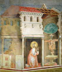 St. Francis Praying in the Church of San Damiano von Giotto di Bondone