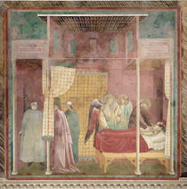 St. Francis Cures the Injured Man from Lerida von Giotto di Bondone
