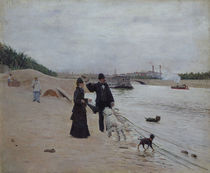 The Banks of the Seine, c.1880 by Jean Beraud