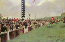 The Course at Longchamps, 1886 von Jean Beraud