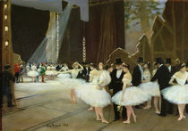 In the Wings at the Opera House by Jean Beraud