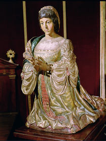 Isabella of Castile in Prayer by Felipe Vigarny