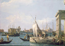 The Punta della Dogana, 1730 by Canaletto