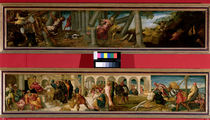 The Death of Samson; The Queen of Sheba before King Solomon von Jacopo Robusti Tintoretto
